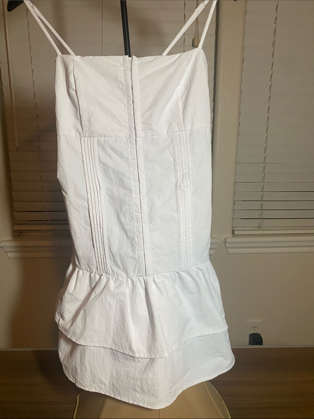 Mixed Threads White Gothic Punk Mini Dress Size XL NWT